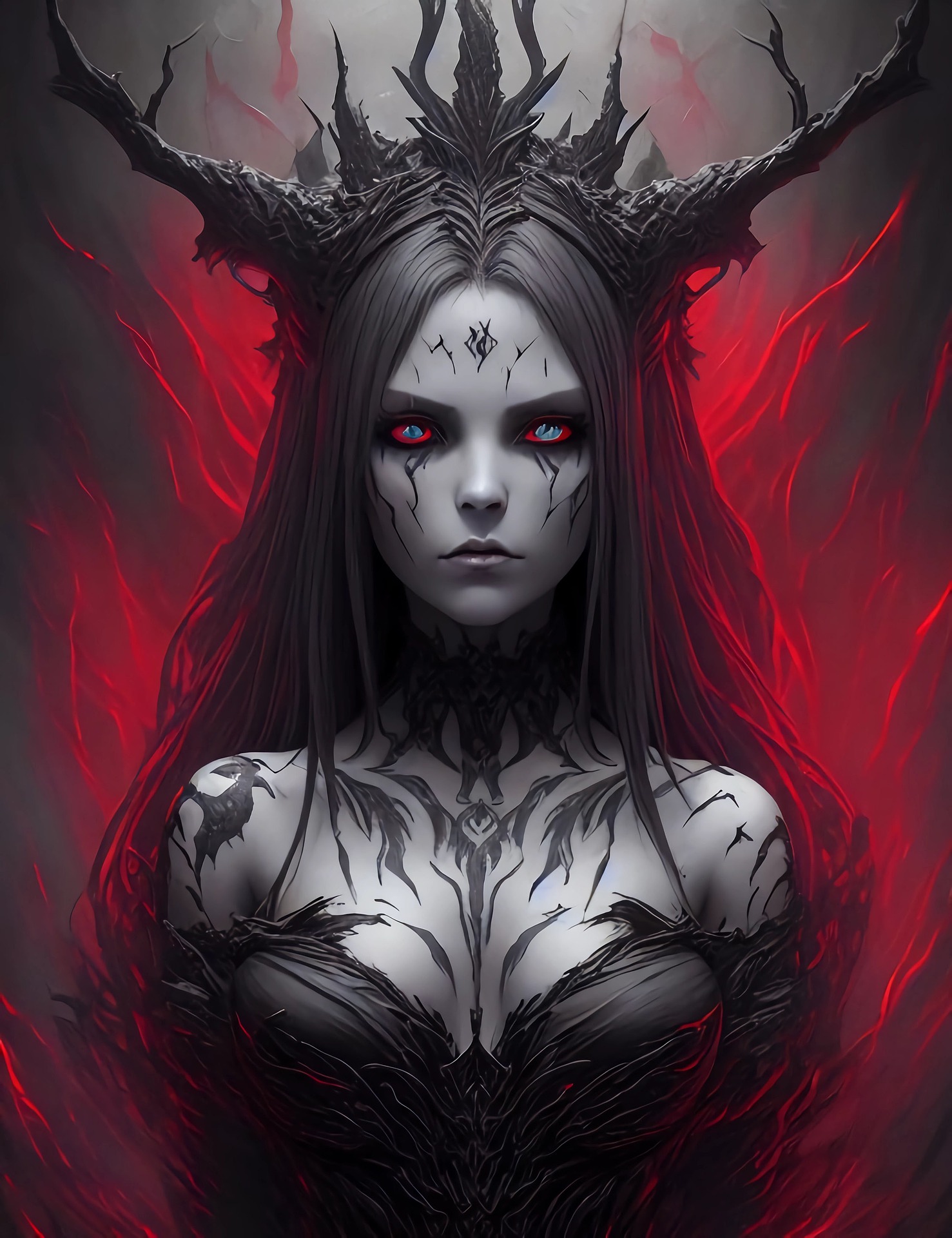 gothic warrior girl