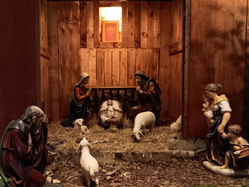 Ausschnitt der Weihnachtsgrippe im Kaiserdom zu Frankfurt am Main