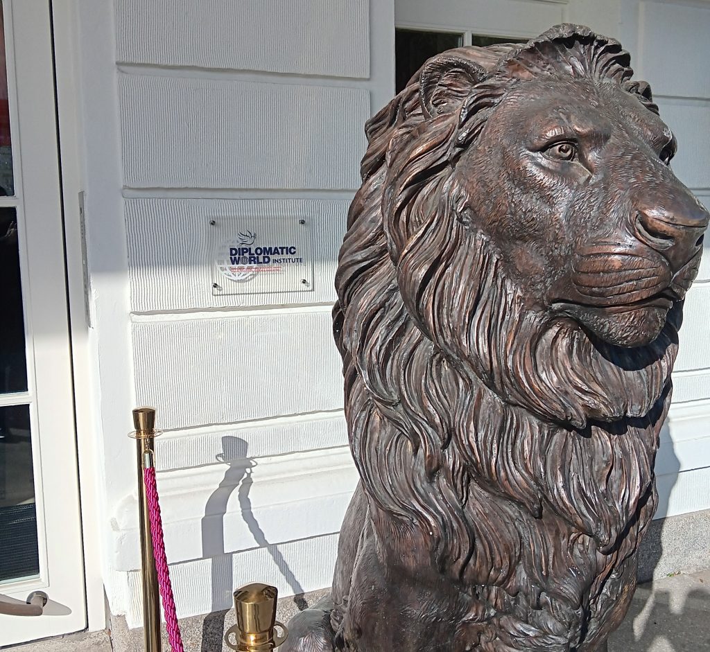 Eingang zum Hotel Fürstenhof in Leipzig